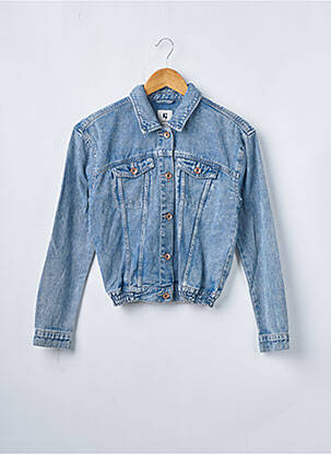 Veste en jean fille pas 2024 cher