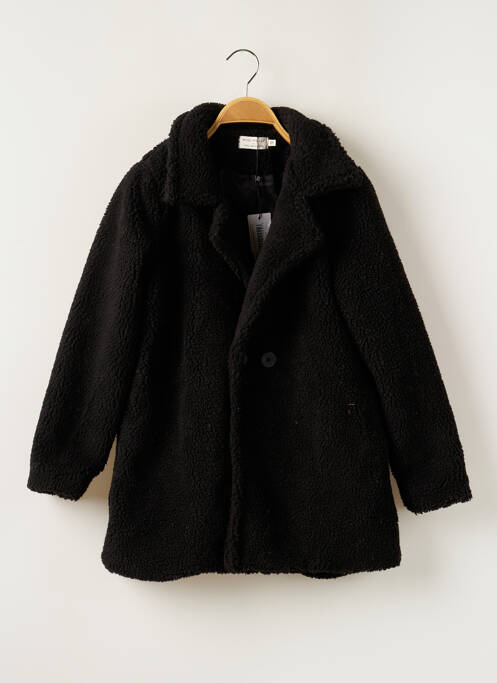 Manteau long noir MINI MOLLY pour fille