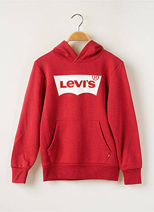 Sweat-shirt à capuche rouge LEVIS pour garçon