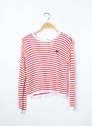 Pull rouge MINI MOLLY pour fille