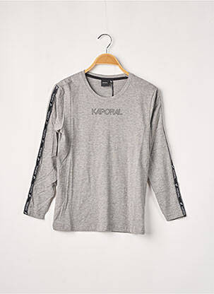 T-shirt gris KAPORAL pour garçon