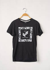 T-shirt noir KAPORAL pour garçon seconde vue