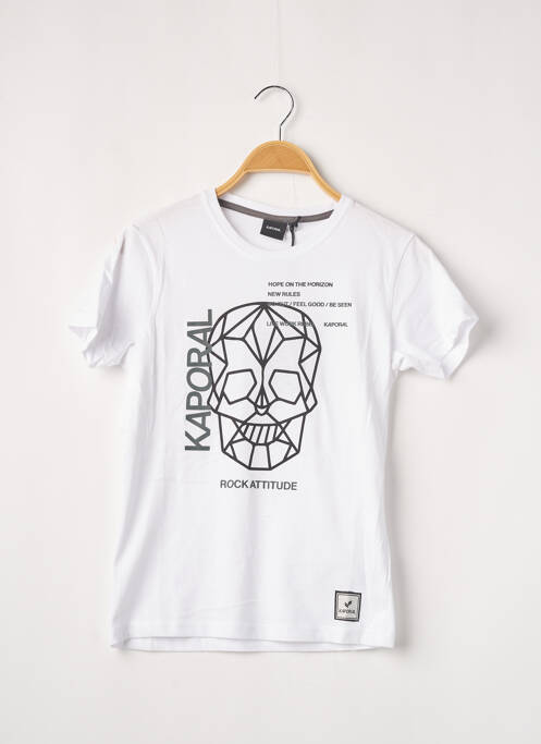 T-shirt blanc KAPORAL pour garçon