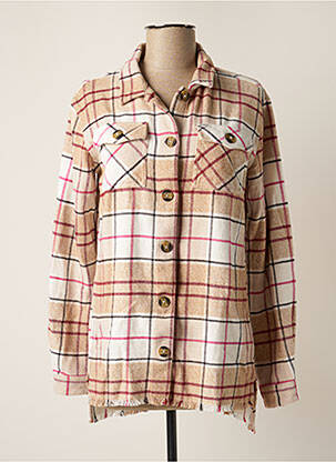 Veste casual fermeture boutonnée sur le devant beige GARCIA fille
