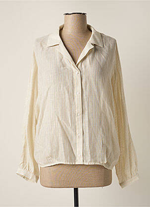 Chemisier coupe over-size manches longues beige TEDDY SMITH fille