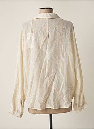 Chemisier coupe over-size manches longues beige TEDDY SMITH fille