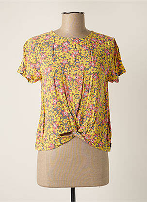 Blouse manches courtes manches courtes jaune GARCIA fille