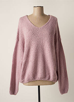 Pull rose TEDDY SMITH pour fille