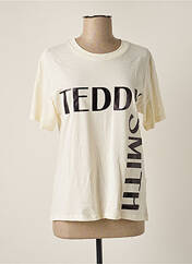 T-shirt beige TEDDY SMITH pour fille seconde vue