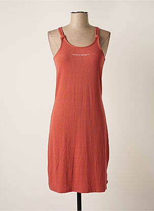 Robe mi-longue fines bretelles fines bretelles orange GARCIA fille