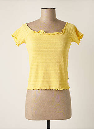 T-shirt jaune GARCIA pour fille