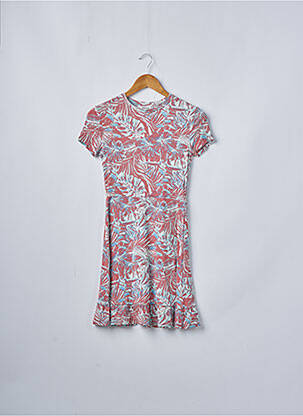Robe mi-longue manches courtes manches courtes rouge GARCIA fille