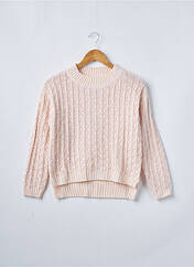 Pull rose MINI MOLLY pour fille seconde vue