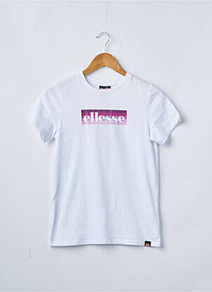 T-shirt blanc ELLESSE pour fille