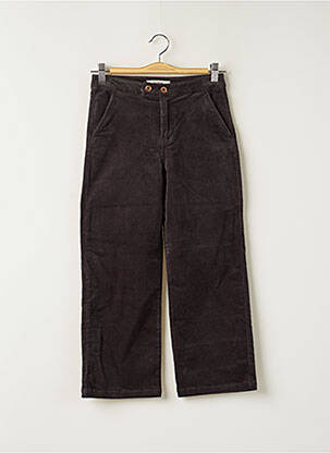 Pantalon chino fermeture zippée sous rabat boutonné gris GARCIA fille