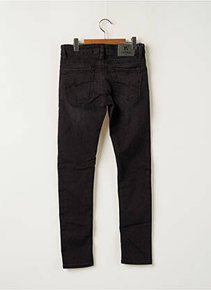 Jeans coupe slim sélection denim taille ajustable noir KAPORAL garcon