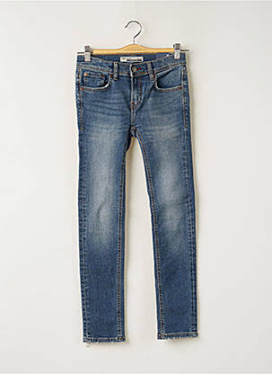 Jeans coupe slim sélection denim taille ajustable bleu TEDDY SMITH garçon