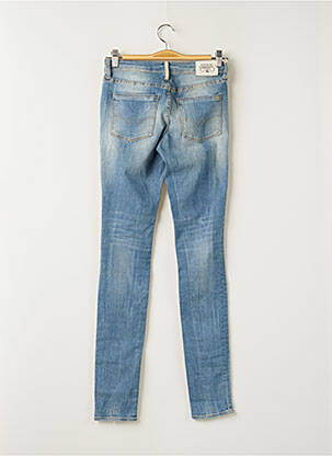 Jeans coupe slim taille basse taille ajustable bleu LE TEMPS DES CERISES fille