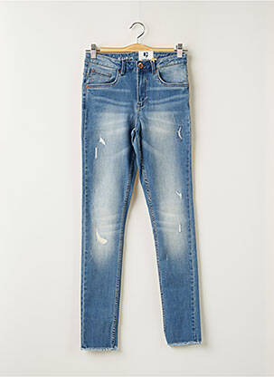 Jeans skinny stretch taille ajustable bleu GARCIA fille