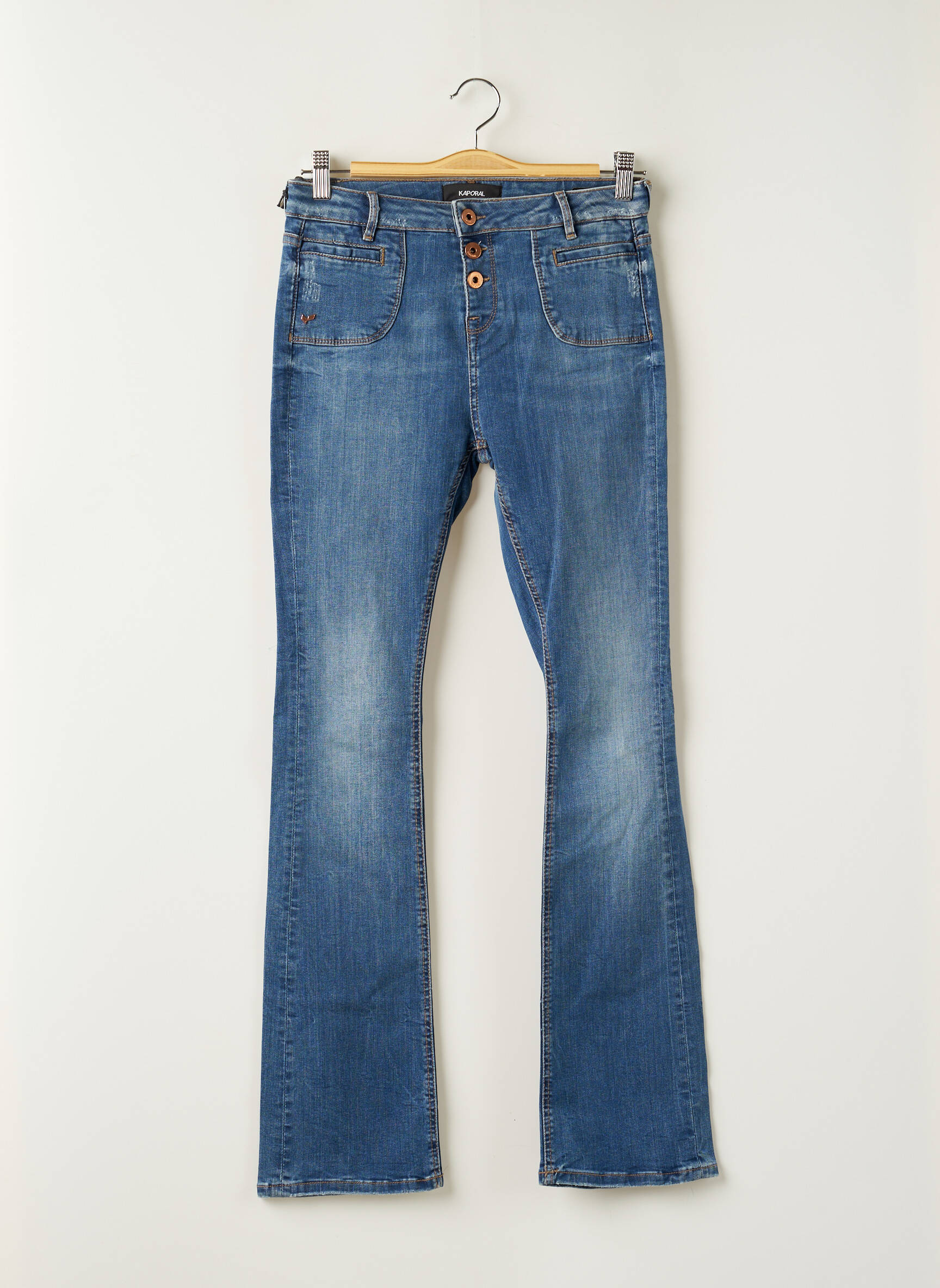 Jeans coupe slim sélection denim bleu KAPORAL fille