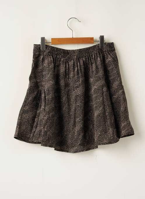 Jupe mi-longue noir LE TEMPS DES CERISES pour fille