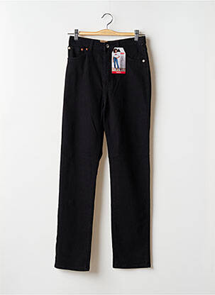 Jeans coupe slim poches taille ajustable noir LEVIS fille