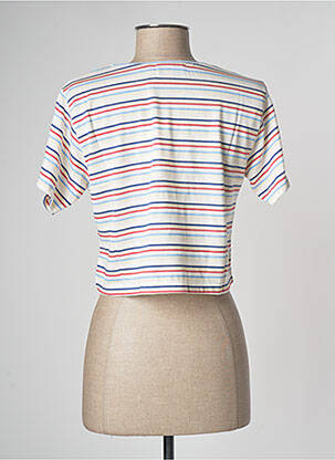 T-shirt coupe droite manches courtes beige LAZY & COSY femme