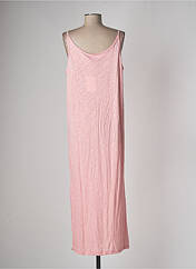 Robe longue rose LAZY & COSY pour femme seconde vue