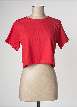 T-shirt rouge LAZY & COSY pour femme