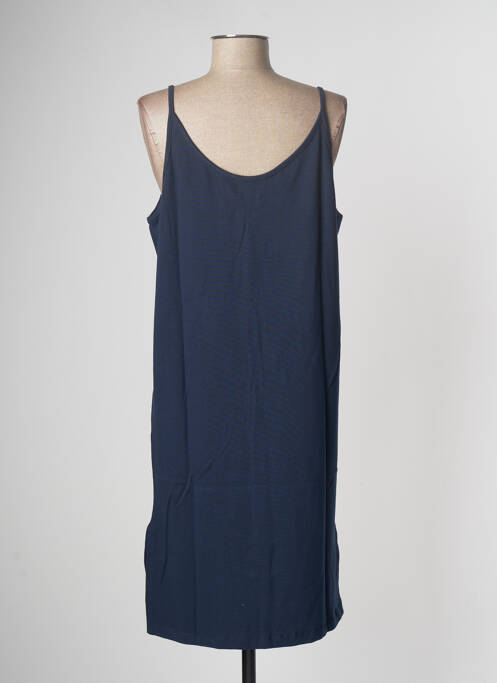 Robe mi-longue bleu LAZY & COSY pour femme