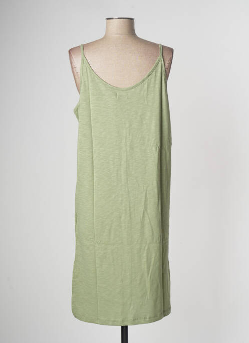 Robe mi-longue vert LAZY & COSY pour femme