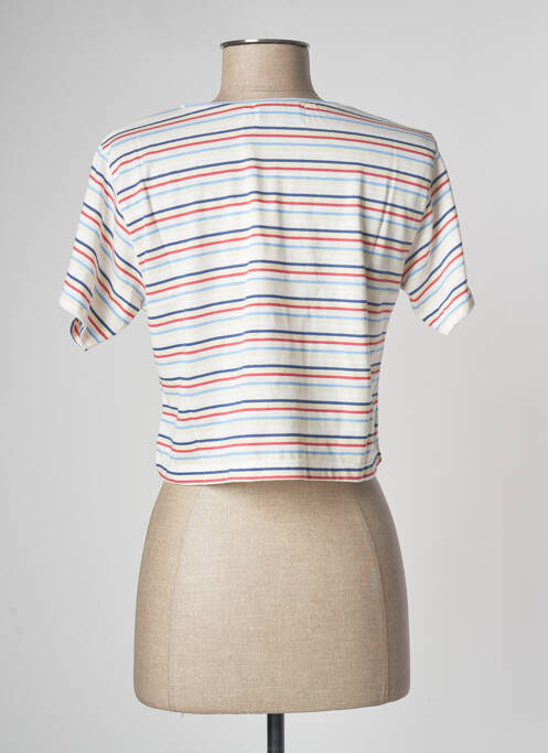 T-shirt beige LAZY & COSY pour femme