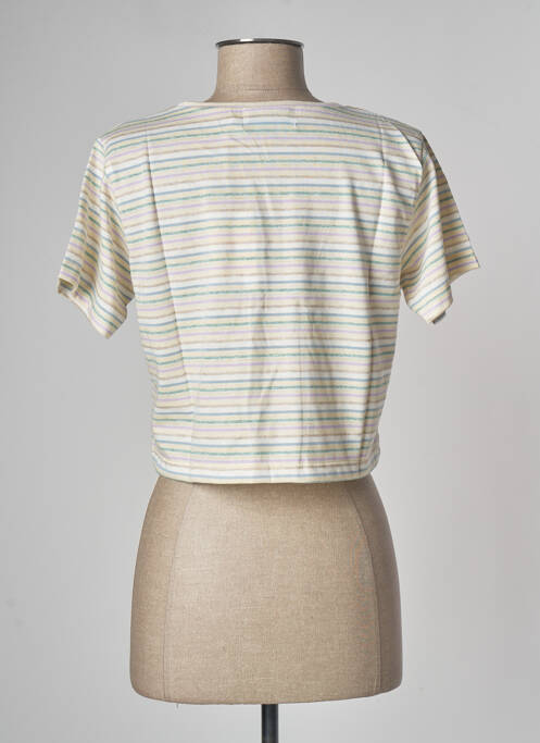 T-shirt beige LAZY & COSY pour femme