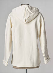 Sweat-shirt à capuche beige LAZY & COSY pour femme seconde vue