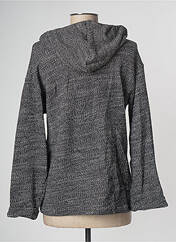Sweat-shirt à capuche gris LAZY & COSY pour femme seconde vue