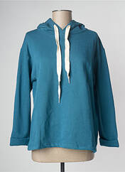 Sweat-shirt à capuche bleu LAZY & COSY pour femme seconde vue