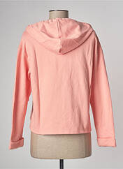 Sweat-shirt à capuche orange LAZY & COSY pour femme seconde vue