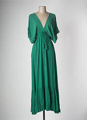 Robe longue vert GOA pour femme seconde vue