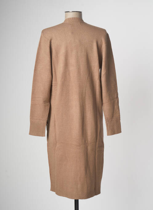 Gilet manches longues marron GOA pour femme