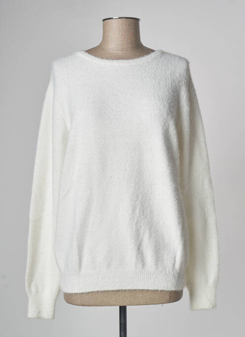 Pull blanc EXQUISS'S pour femme