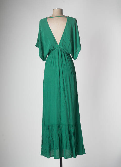 Robe longue vert GOA pour femme