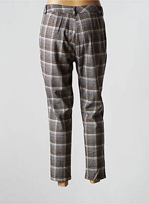Pantalon 7/8 taille haute taille haute gris LES IMPATIENTES femme