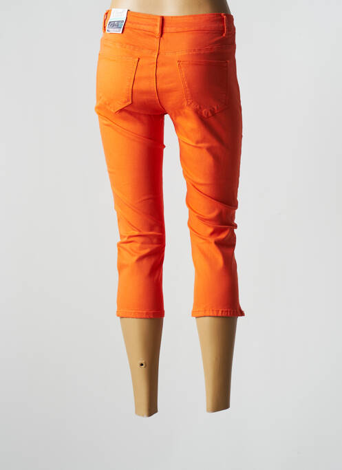 Pantacourt orange ONADO pour femme