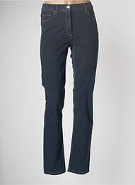 Jeans coupe slim slim taille haute bleu BETTY BARCLAY femme