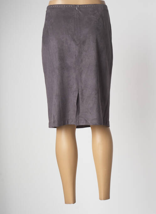 Jupe mi-longue gris EVA KAYAN pour femme