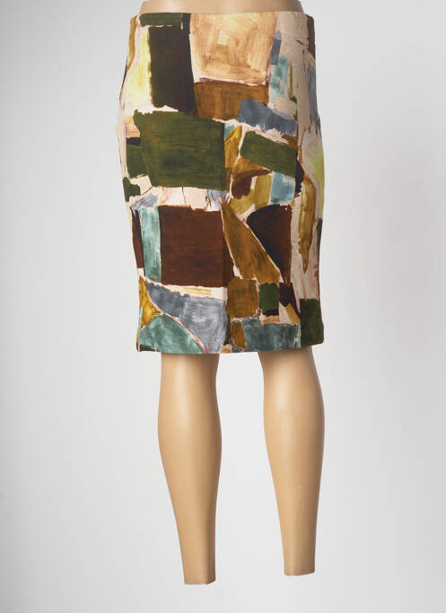 Jupe mi-longue marron OLIVIER PHILIPS pour femme