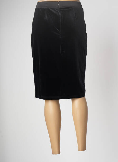 Jupe mi-longue noir ESQUALO pour femme