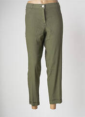 Pantalon 7/8 vert EAST DRIVE pour femme seconde vue