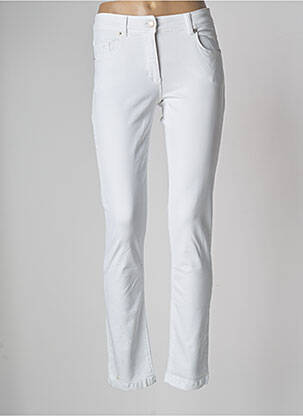 Pantalon slim blanc BETTY BARCLAY pour femme