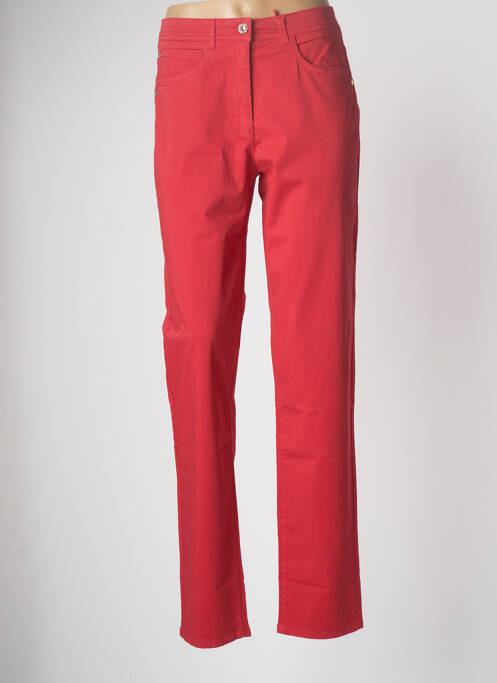 Pantalon droit rouge JOCAVI pour femme